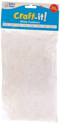Plumes blanches sac - 20, g