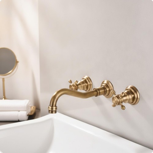 Robinet lavabo encastré en - de,