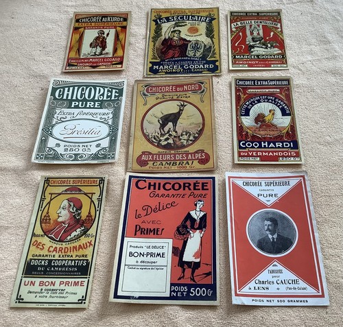 Etiquettes anciennes - anciennes, de