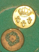 Bouton GARDE ROYALE Officier