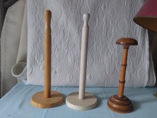 3 Porte-Chapeau en Bois  Ancien Présentoir, Modiste, Perruque