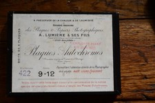 5 autochromes 9X 12 cm, approx. from Nice / Cannes 1910. Original Light Box