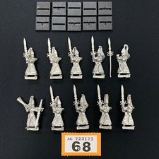 10 SWORDMASTERS DE HOETH RÉGIMENT AVEC COMMANDEMENT HAUT ELFE MÉTAL ELVES AOS