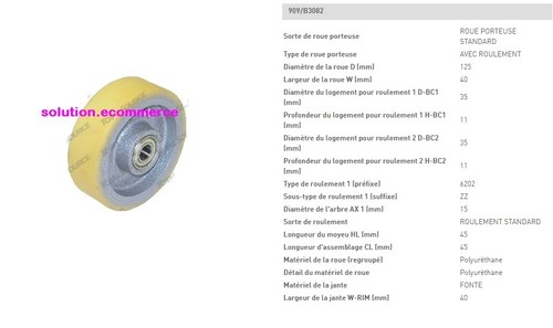 Roue stabilisatrice still exu - roue,
