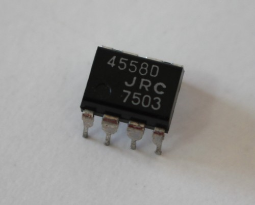 Puce jrc4558d 1987 chip - jrc4558d,