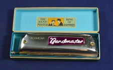 Vintage German Vermona Bandmaster Harmonica + Box Original