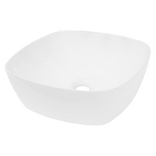 Lavabo en céramique blanche
