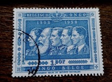 CONGO BELGE : rois belges 1,5