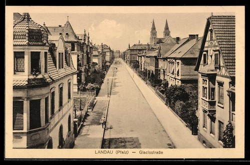 Carte postale landau - postale, /