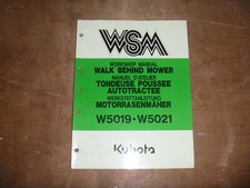 Kubota W5019 W5021 Walk Behind Mower Shop Service Repair Manual xo