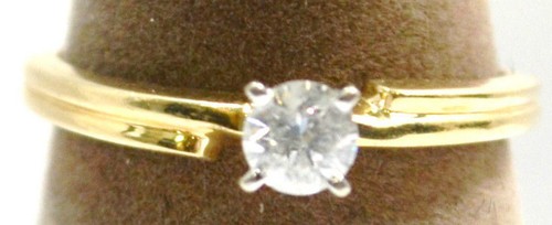 Ladies 14k solid yellow - solid,