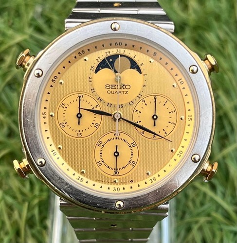 Montre homme seiko moonphase - montre,