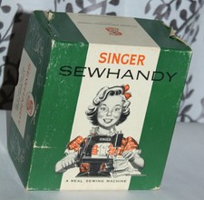 VTG 1950'S SINGER Model No 20 SEWHANDY Child's Sewing Machine ORIGINAL BOX Exc!!