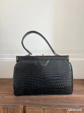 Sac à main vintage cuir effet