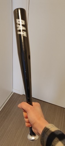 Batte baseball noire - batte, de