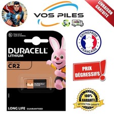Pile Lithium 3V CR2 CR-2 DLCR2 CR17355 5046LC KCR2 RLCR2 950 mAh ( Duracell )