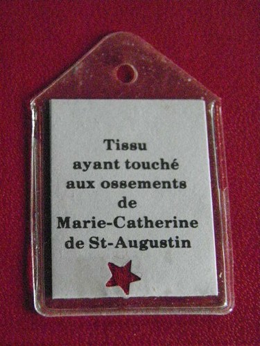 Relique tissu ayant touche - relique.,