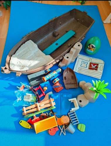 Lot coque bateau pirate - de,