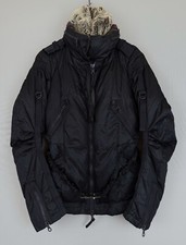 Rare Archive MARITHE FRANCOIS GIRBAUD Y2K BONDAGE PUFFER JACKET Gray US 27 IT42