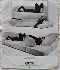 2024 Edra Furniture Sofa By Francesco Binfaré Print Advertisement
