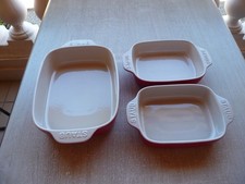 lot de 3 plats a four et