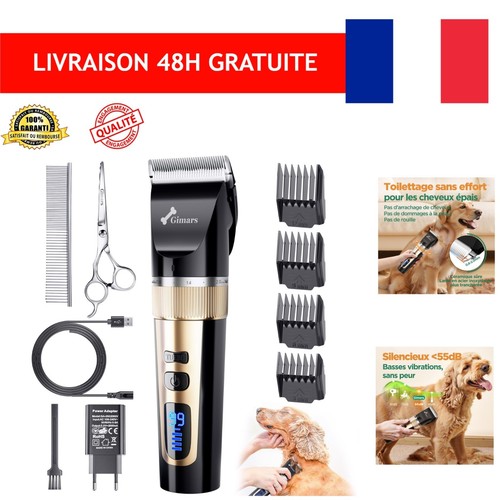 Gimars tondeuse chien - gimars,