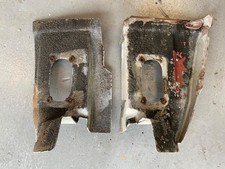 68-82 Corvette C3 Rear Quarter Panel Splash Shield  Press Molded  PAIR  Original