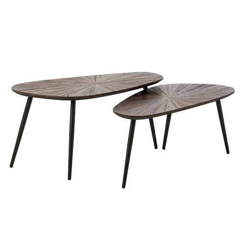Lot tables basses en bois - de,