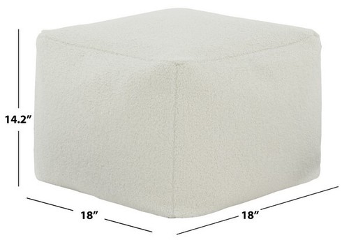 Safavieh samuels boucle - safavieh, pouf