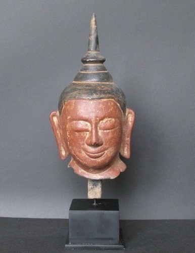 Tête bouddha papier - tête,