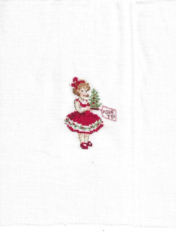 Broderie point croix - broderie, de