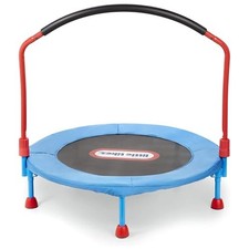 LITTLE TIKES EASY STORE 3' TRAMPOLINE FOR CHILDREN, 36.00x36.00x33.50 - RED/BLUE