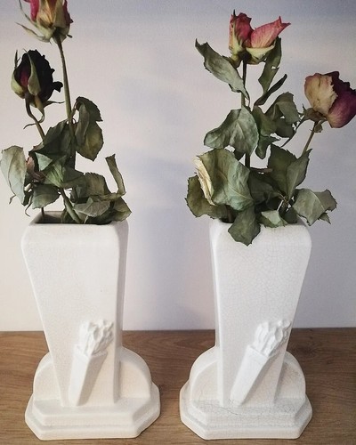 Paire vases garniture de - garniture,