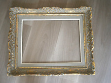 Carved wood frame St 18th century decoration painting canvas painting 41x31 old