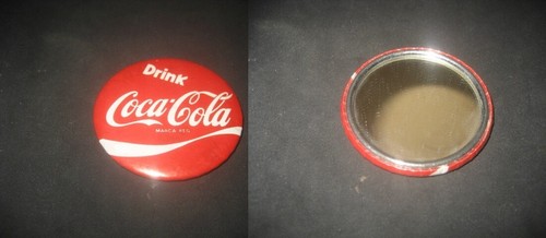 Ancien miroir poche - de,