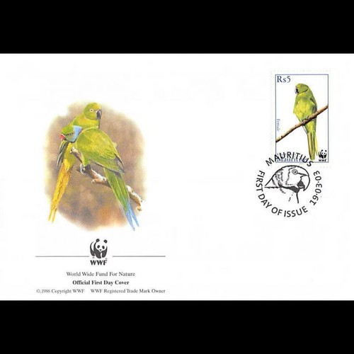 Fdc wwf île maurice - -,