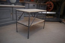 1970s Small Industrial Side Table
