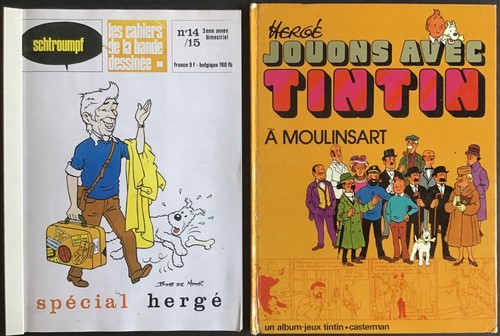 Lot jouons avec tintin - jouons,