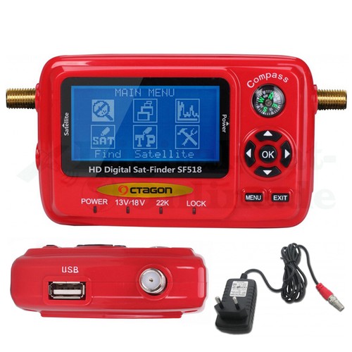 Octagon sat finder - sat, mesure