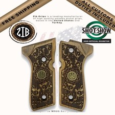 ZIB GRIPS Beretta 92,92F,92FS,92A1,92G,92D,96,96D Grips Handmade Ars.046