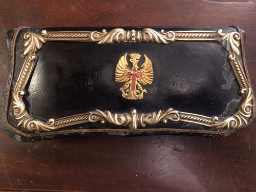 Giberne officier époque du - giberne, officier,