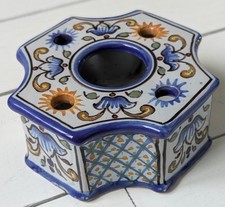 Earthenware inkwell - Montagnon in Nevers - inkwell