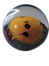 Rare Sulfide Mouth Blown Clipboard Signed Glassware Art de Soisy/E