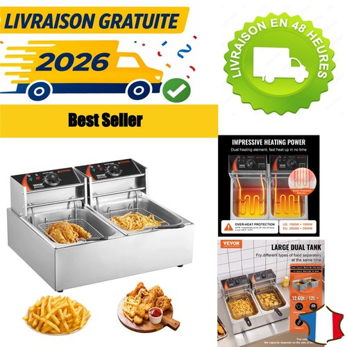Vevor friteuse électrique - vevor,