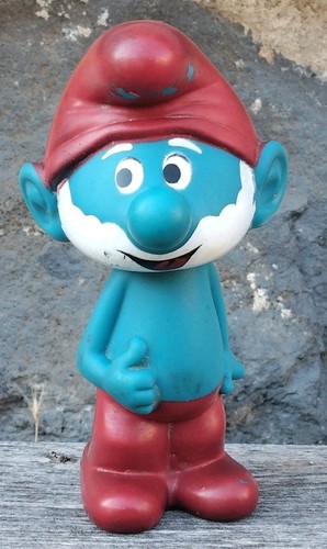 Figurine pouet smurf grand - pouet,
