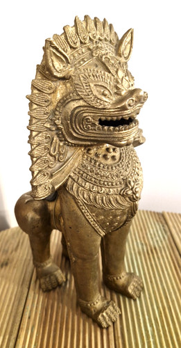 Statue lion fô - statue,