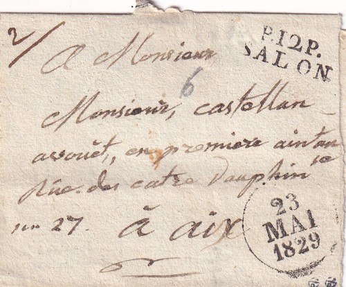 Marque postale 1829 - 🦬,