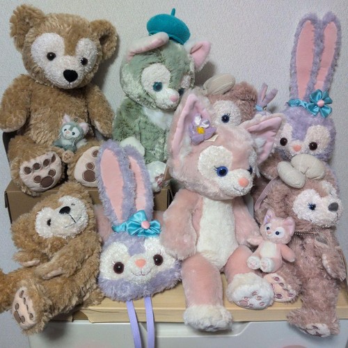 Disney character plush toy set