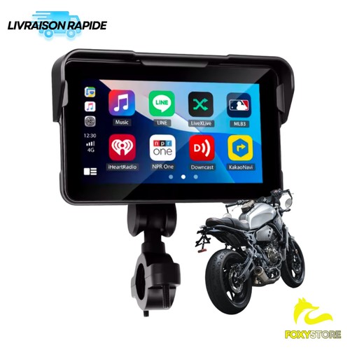 écran carplay moto hd sans - carplay, 5"