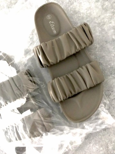 Mules claquettes kaki brides - mules, 2
